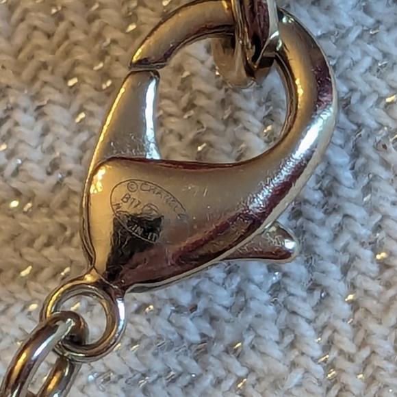 CHANEL Pearl Leather Chain Choker Necklace - Picture 6 of 6